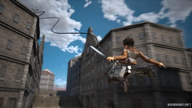 Attack on Titan 2: Персонаж Ерен в бою 2