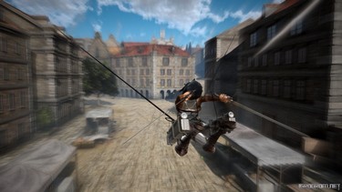 Attack on Titan 2: Персонаж Ерен в бою 4