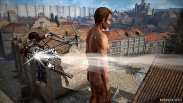 Attack on Titan 2: Персонаж Ерен в бою 3